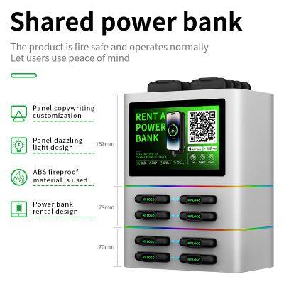8-Port Power Bank Cabinet | Shared Charger With Dazzling LED Lights | Source Factory’s One-Stop Global HW&SW Development photo-4