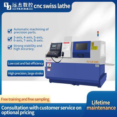 Whirlwind Milling Swiss Lathe for Long Shaft
