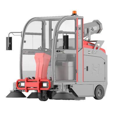 Karler S9Industrial Park Riding Sweeper With Three-in-One Functions: Sweeping, Dust Collection, and Water Spraying, Long-lasting Standby