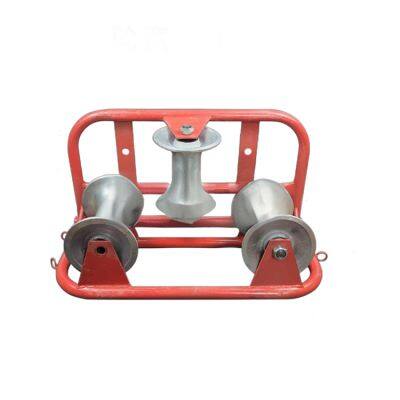 High-Strength Aluminum Cable Pulley 5-50T - For Power Transmission/Telecom Underground Trench Laying photo-3