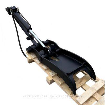 Hydraulic Control Opening and Closing Anti-slip Thumb Multi-functional Auxiliary Bucket Large Material Grabbing Attachment photo-4