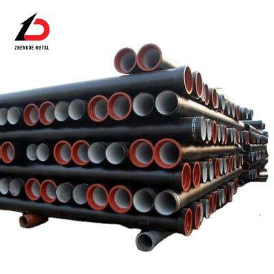 100mm Diameter Di Ductile Cast Iron Cement Lined Pipe Class c