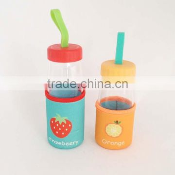 manufacturer glass water bottles wholesale with rope