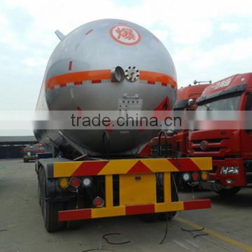 clw brand Big capacity LPG tank semi-trailer, 3 axles lpg tank semi trailer