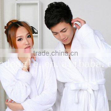 super absorbent coral fleece hotel bathrobe