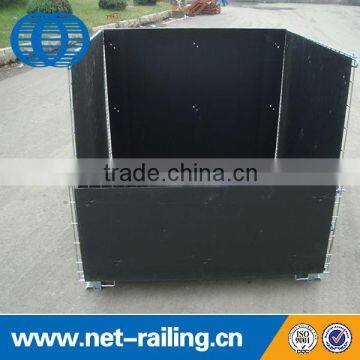 Warehouse Fold Stack Galvanized Zinc Wire Basket photo-3