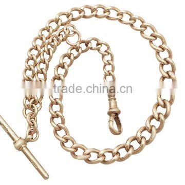 New Arrive Rose Gold Albert Watch Chain for Wholesale