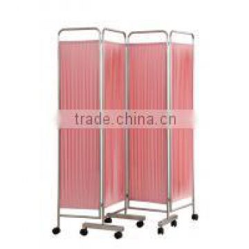 Hospital Partition Folding Screen Room Divider With Wheel