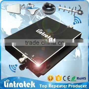 lintratek new full bar dual band gsm wcdma 900 wcdma2100 telecom signal amplifier/cheap signal repeater/ 2 year quality warranty