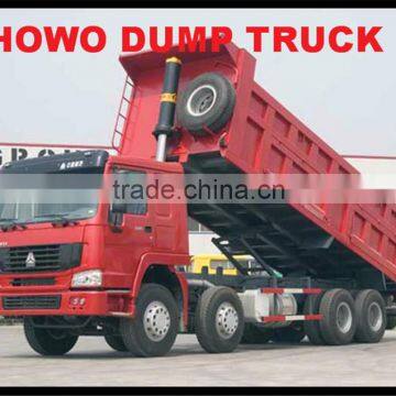 Hydraulic cylinder dump truck HOWO 8*4