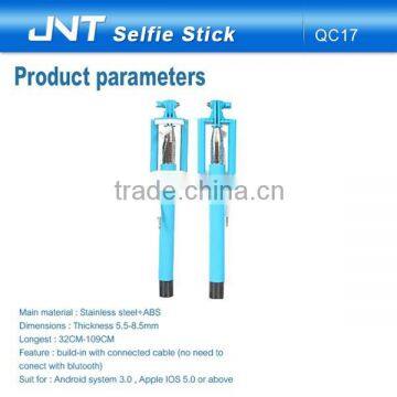 High performance QC17 bluetooth selfie stick monopod