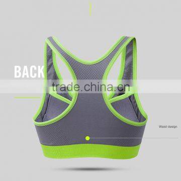 In Stock Items Front Zipper Women Gender Yoga Tanks Sport Bra Women photo-4