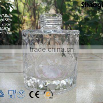 130ml Wholesale Round Crystal Glass Aroma Bottle Diffuser photo-2