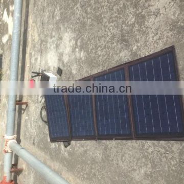 120w folading solar panel bag to charge car/boat battery