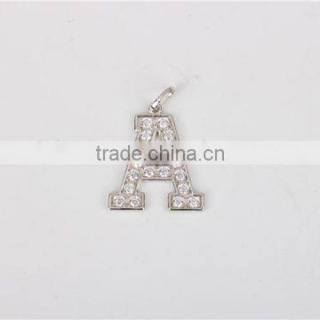 Fashion 925 Sterling Silver 26pcs Letter Alphabet Initial Bling Bling Pendants photo-4