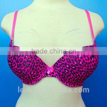 Sexy Animal Printed Bras Extreme Push Up Bras