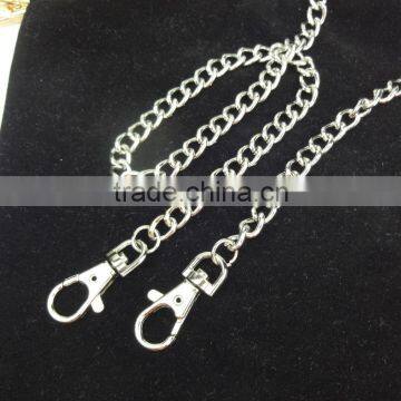 120cm purse chain straps for handbags silver bag chain with hooks