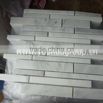 hot sale china white marble mosaic tile