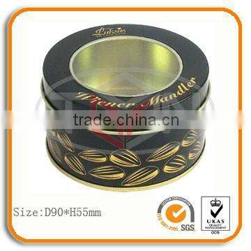 Delicate food packaging tin box