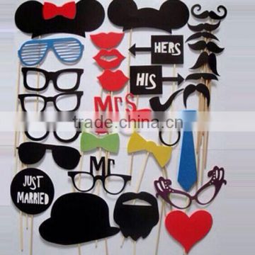 Photo Booth Props Mustache On A Stick Wedding Party Photobooth Funny Masks Bridesmaid Gifts For Wedding Decoration