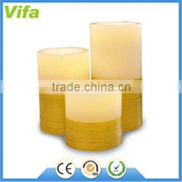 Romantic Flameless paraffin LED wax CandleLight with 18keys Remote Color Changing