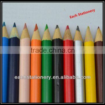 3.5" Round Customized Color Pencil Wooden Pencil