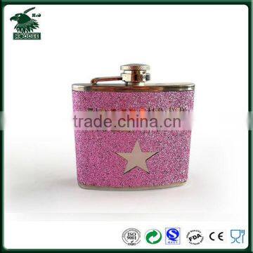 BPA Free Stainless steel material fashion design 8oz Hip Stainless Flasks