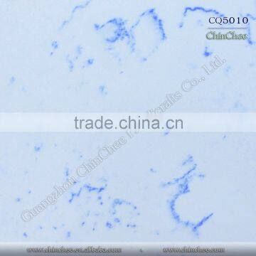 Blue Quartz Slab Faux Stone Slab Kitchen Wall Tiles