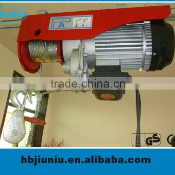 Mini electric hoist with wireless remote, small electric hoist