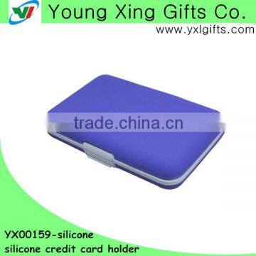 Colorful silicone card wallet(YX00159-Silicone)