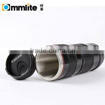 Small Black 2 Generation Stainless Steel Camera Lens Mug Cup for Canon 70-200MM photo-4