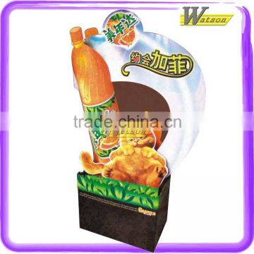 Cardboard Material Advertising Standee /Pop Display stands for Supermarket promotional