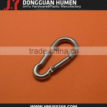 Jinyu high quality stainless steel carabiner/small carabiner clip/metal clasp