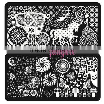 2016 new good quality customized nail stamp plates