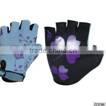 2015 half finger cycle gloves printing smart cycling gloves