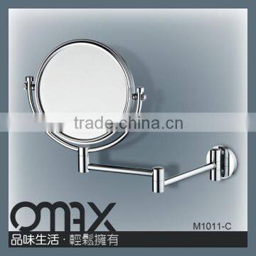 Hot Sell Brass Double Arm High Class Hotel Shaving Swivel Mirror