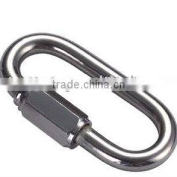 Stainless Steel AISI304 316 Quick Link, Zinc Plated quick link carabiner link