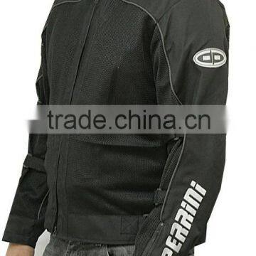 Motorcycle Riding Cordura and Mesh Jacket With Armor