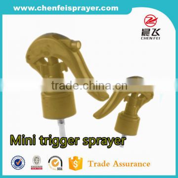 Ribbed closure output 0.3ml plastic mini trigger sprayer pump 24 410