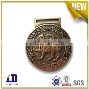 Custom made metal medal for school / college / sport meeting / award ceremony with ribbon