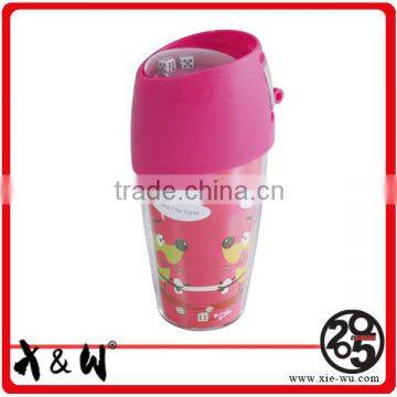 X&W 350ml casino plastic custom design promotional cups