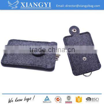 Cheap Promotion Fancy Smart Colorful Felt Key Case Bag Key Chain Mini Bag Key Holder Supplier's Choice photo-2