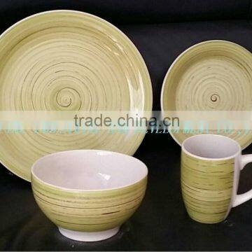 16pcs handpainted dinner set stock, 16pcs japanese style dinner set stock