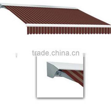 semi casstte motorised retractable awning