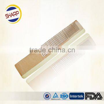 Double Teeth Hotel Disposable Wooden Comb, Spa Guest Comb