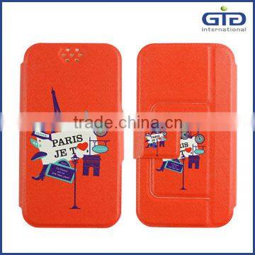 [GGIT] PU Wallet Flip Universal Silicone Case