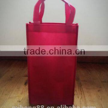 China supplier popular cheap without layer non woven 2 bottle wine bag