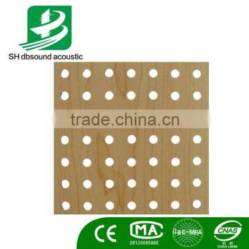 MDF Wall Board Wooden Perforated Acoustic Sound Absorbing panel