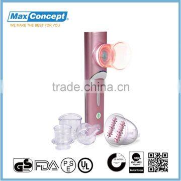 Rechargeable handheld vacuum anti cellulite massager