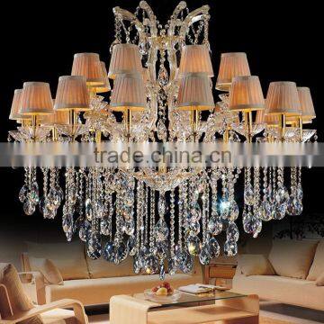 Interior Luxury Design Home Decorative Maria Theresa Crystal Chandeliers Professional LED Lighting Manufacturers CZ6010/18